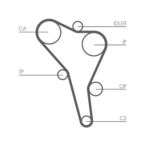 CONTINENTAL CTAM Zahnriemen