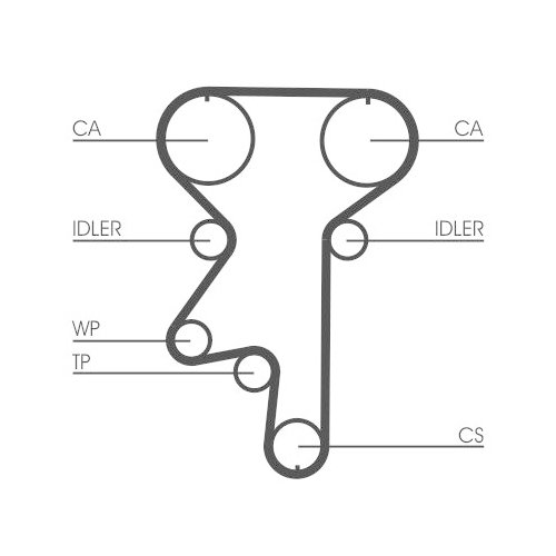 CONTINENTAL CTAM Zahnriemen