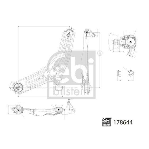 FEBI BILSTEIN Lenker, Radaufh&auml;ngung