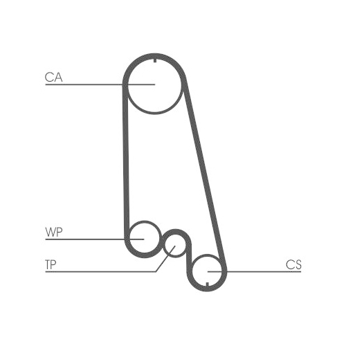 CONTINENTAL CTAM Zahnriemen