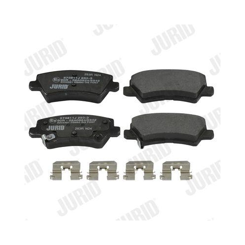 JURID Bremsbelagsatz, Scheibenbremse