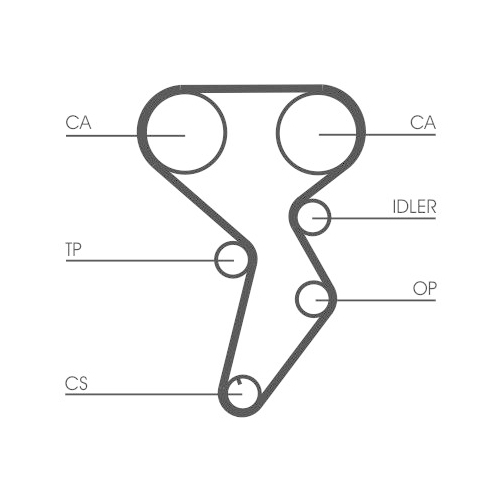 CONTINENTAL CTAM Zahnriemen