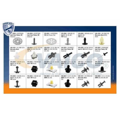 VAICO Sortiment, Befestigungselemente EXPERT KITS +