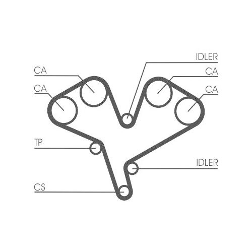 CONTINENTAL CTAM Zahnriemen