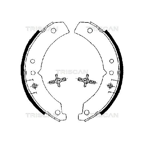 TRISCAN Bremsbackensatz