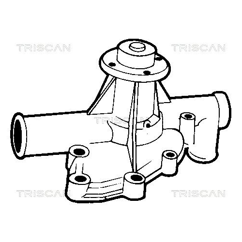 TRISCAN Wasserpumpe, Motorkühlung