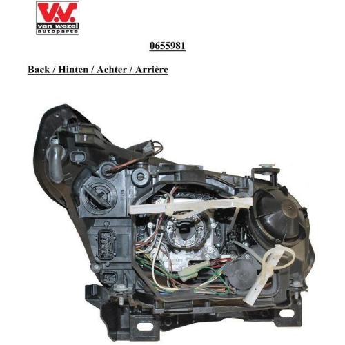 VAN WEZEL Hauptscheinwerfer