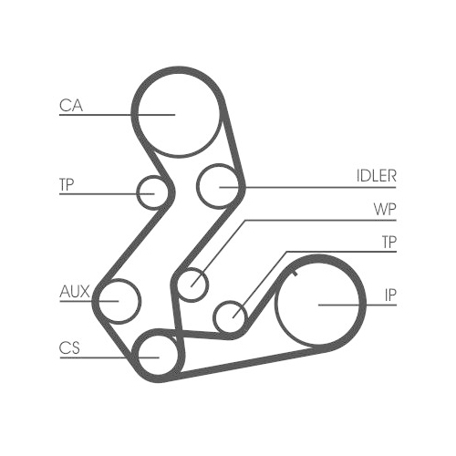 CONTINENTAL CTAM Zahnriemen