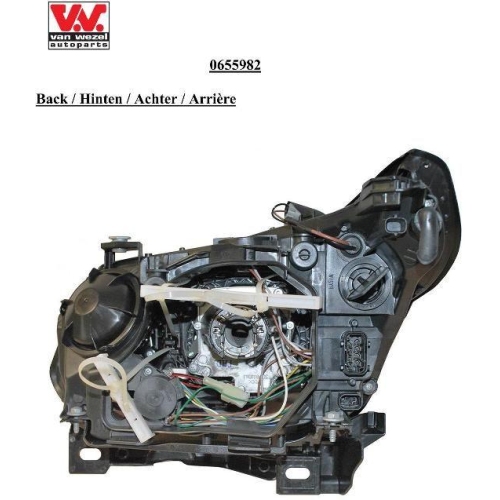 VAN WEZEL Hauptscheinwerfer