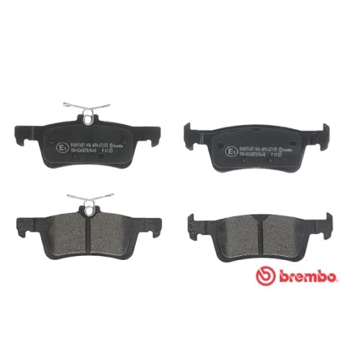 BREMBO Bremsbelagsatz, Scheibenbremse PRIME LINE