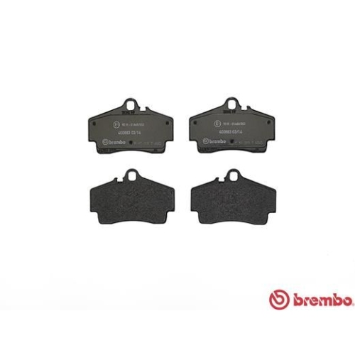 BREMBO Bremsbelagsatz, Scheibenbremse PRIME LINE