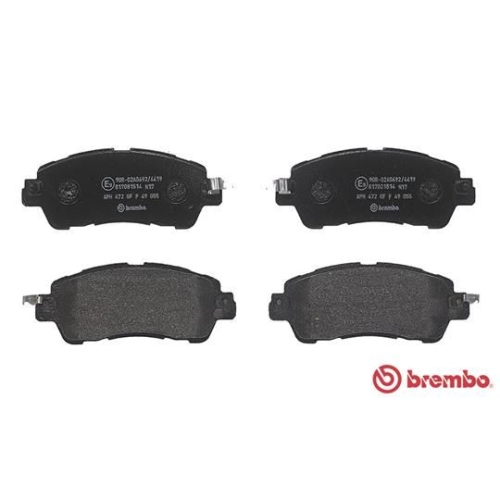 BREMBO Bremsbelagsatz, Scheibenbremse PRIME LINE