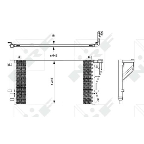 NRF Kondensator, Klimaanlage EASY FIT