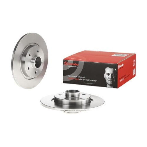 BREMBO Bremsscheibe PRIME LINE - With Bearing Kit