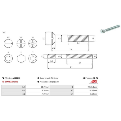 AS-PL Reparatursatz, Generator AS