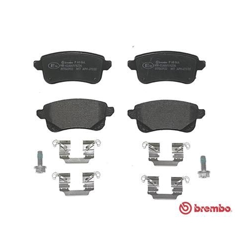 BREMBO Bremsbelagsatz, Scheibenbremse PRIME LINE