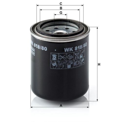 MANN-FILTER Kraftstofffilter