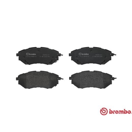 BREMBO Bremsbelagsatz, Scheibenbremse PRIME LINE