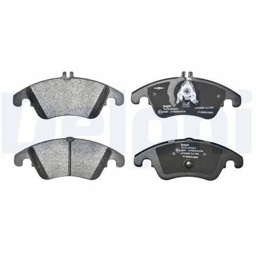 DELPHI Bremsbelagsatz, Scheibenbremse