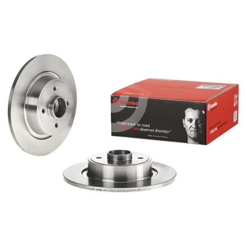 BREMBO Bremsscheibe PRIME LINE - With Bearing Kit