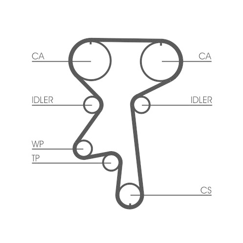 CONTINENTAL CTAM Zahnriemen