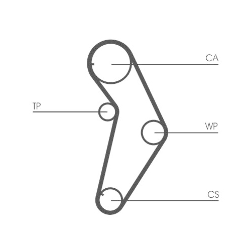 CONTINENTAL CTAM Zahnriemen