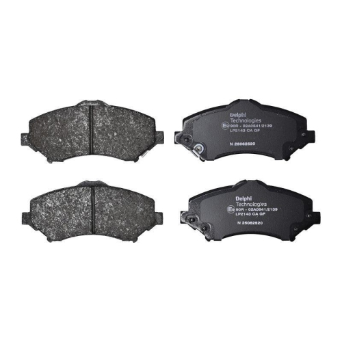 DELPHI Bremsbelagsatz, Scheibenbremse