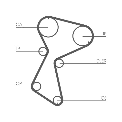 CONTINENTAL CTAM Zahnriemen