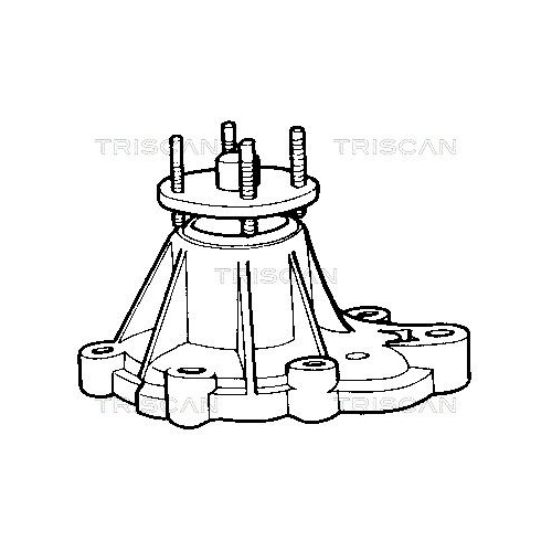 TRISCAN Wasserpumpe, Motorkühlung