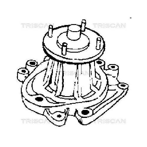 TRISCAN Wasserpumpe, Motorkühlung