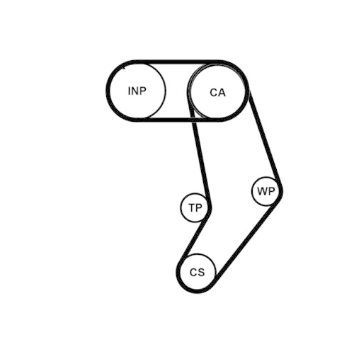 CONTINENTAL CTAM Zahnriemensatz