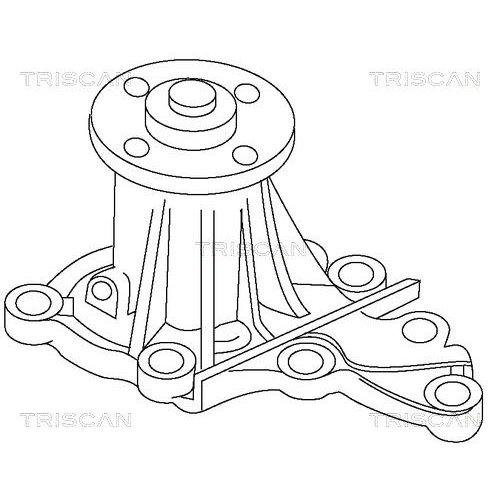 TRISCAN Wasserpumpe, Motorkühlung
