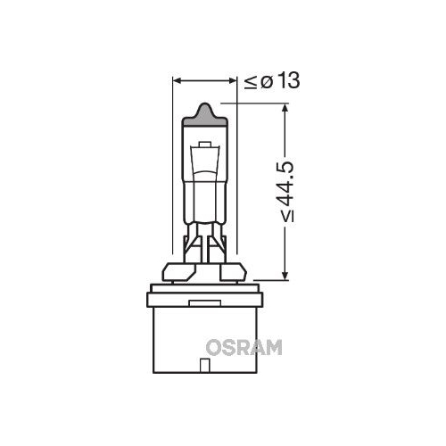 ams-OSRAM Glühlampe, Abbiegescheinwerfer ORIGINAL