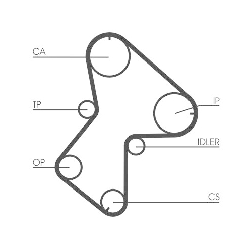 CONTINENTAL CTAM Zahnriemen