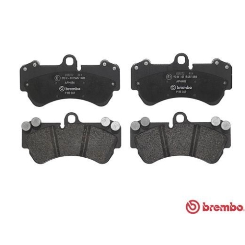 BREMBO Bremsbelagsatz, Scheibenbremse PRIME LINE