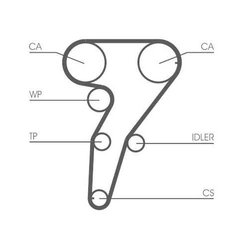 CONTINENTAL CTAM Zahnriemen