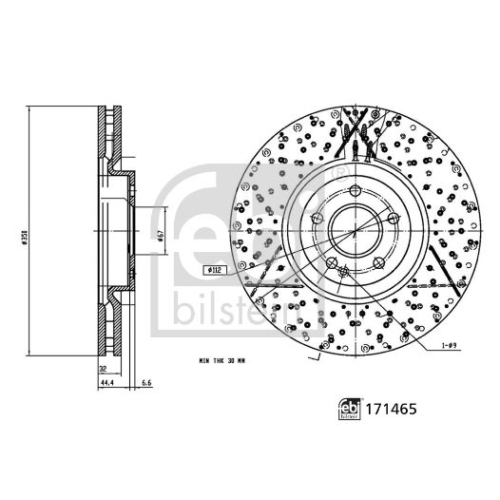 FEBI BILSTEIN Bremsscheibe