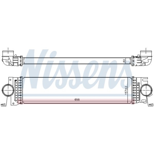 NISSENS Ladeluftkühler