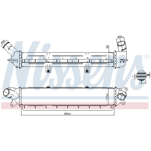 NISSENS Ladeluftkühler