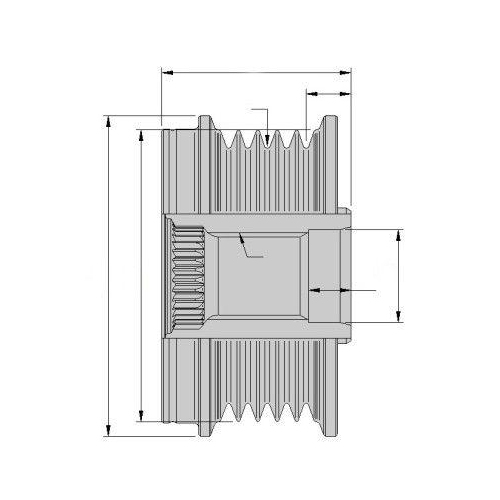 HELLA Generatorfreilauf