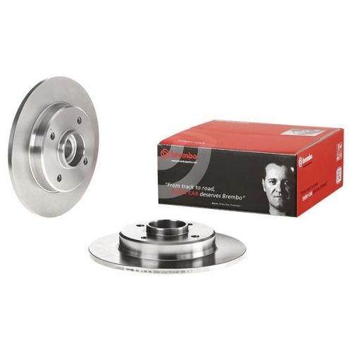 BREMBO Bremsscheibe PRIME LINE - With Bearing Kit