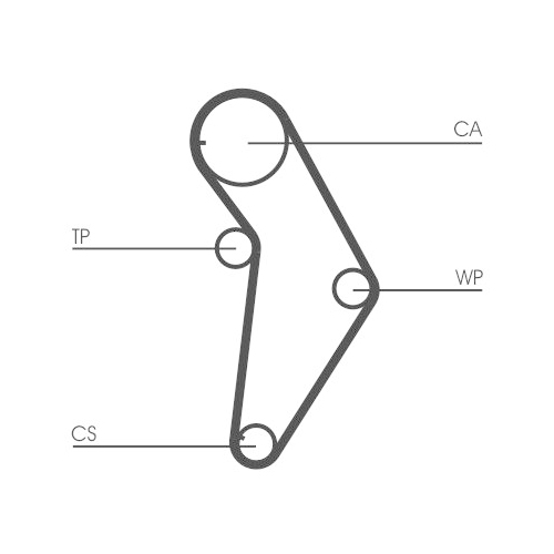 CONTINENTAL CTAM Zahnriemen