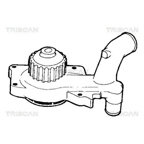 TRISCAN Wasserpumpe, Motorkühlung