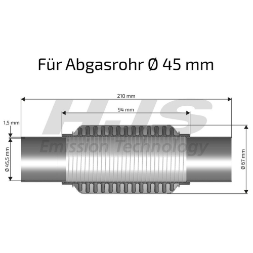 HJS Flexrohr, Abgasanlage interFLEX