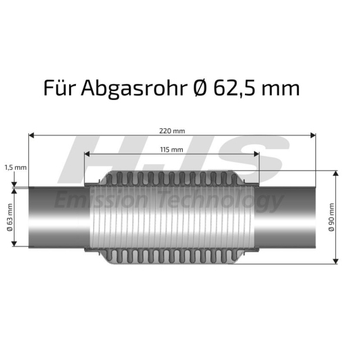 HJS Flexrohr, Abgasanlage interFLEX