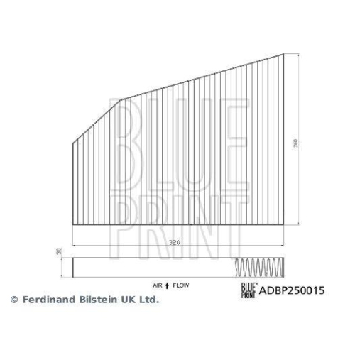 BLUE PRINT Filter, Innenraumluft