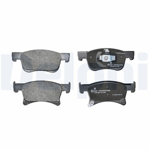 DELPHI Bremsbelagsatz, Scheibenbremse
