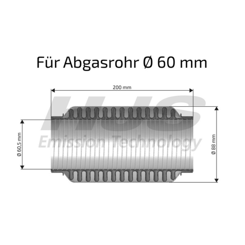 HJS Flexrohr, Abgasanlage SoftFlex