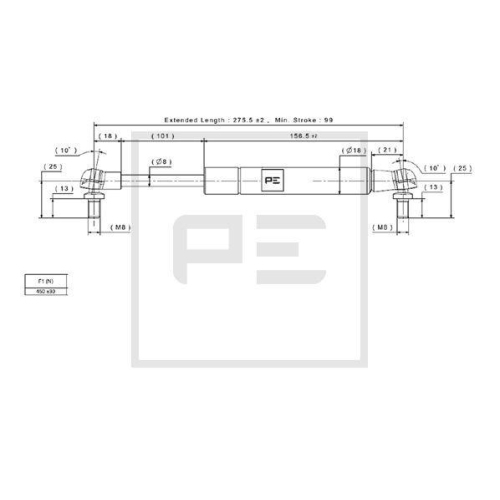 PE Automotive Gasfeder