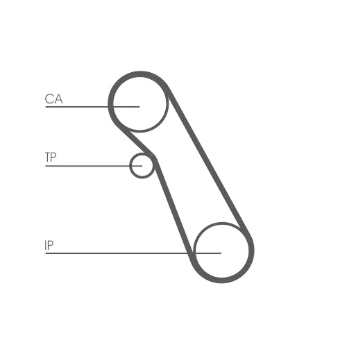 CONTINENTAL CTAM Zahnriemen